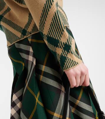 Pull à col roulé Burberry Check | Burberry