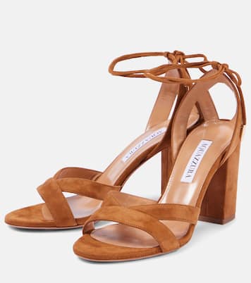 Sandalen Ari 85 aus Veloursleder | Aquazzura