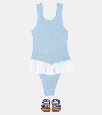 Denise ruffled swimsuit | Hunza G Kids