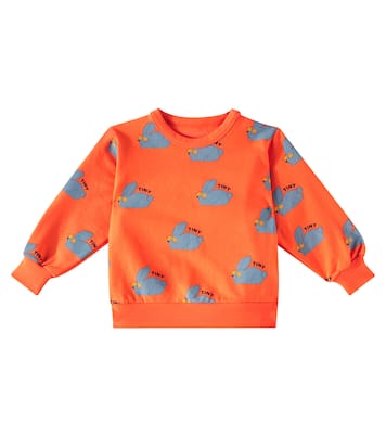 Rabbits printed cotton-blend sweatshirt | Tinycottons