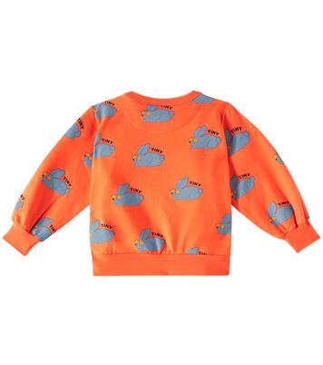 Rabbits printed cotton-blend sweatshirt | Tinycottons