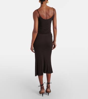 Leema jersey midi skirt | Khaite
