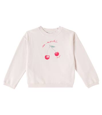 Fleurette printed cotton sweatshirt | Bonpoint