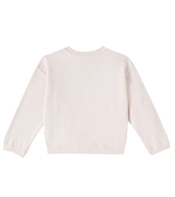 Fleurette printed cotton sweatshirt | Bonpoint