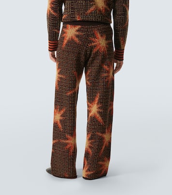 Printed wool-blend sweatpants  | Dries Van Noten