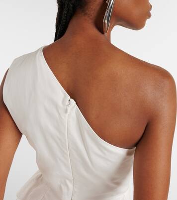 Vestido midi en popelín de algodón | Roland Mouret