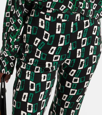 Bedruckte Schlaghose Brooklyn aus Jersey | Diane von Furstenberg