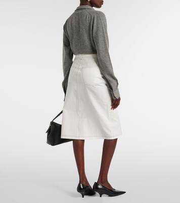 High-Rise-Jeansrock | Toteme