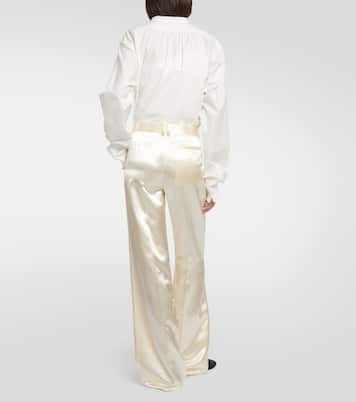 Encore satin wide-leg pants | The Row