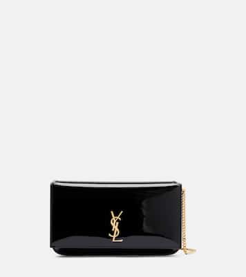 Cassandre patent leather phone pouch | Saint Laurent