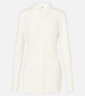 Bluse aus Satin | Toteme