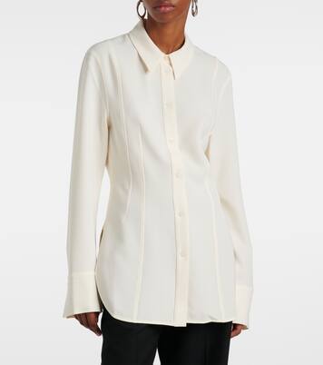 Bluse aus Satin | Toteme