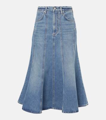 Falda midi Gaucho Vintage de denim | Citizens of Humanity