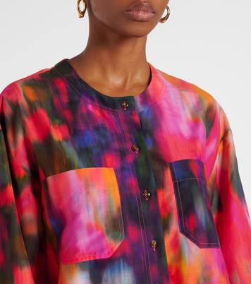 Robe chemise Galaxie en coton et soie | Eres