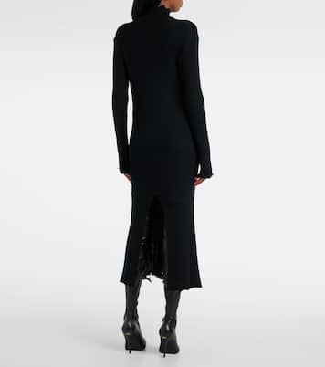 Wool-blend midi dress | Balenciaga