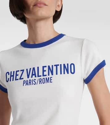 Camiseta de algodón con logo | Valentino