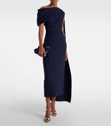 Robe midi Maite en crêpe | Roksanda