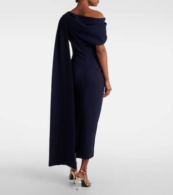 Robe midi Maite en crêpe | Roksanda