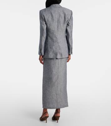 Blazer de cáñamo y lino | Brunello Cucinelli