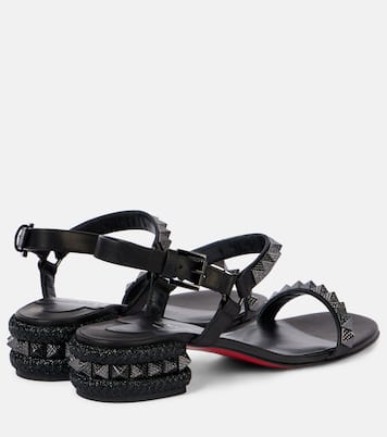 Pyrasand 30 leather sandals | Christian Louboutin