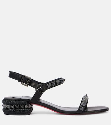 Pyrasand 30 leather sandals | Christian Louboutin