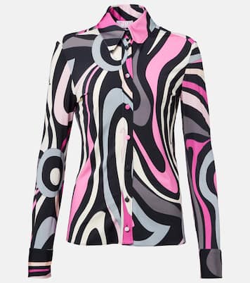 Camicia Marmo in raso di jersey | Pucci