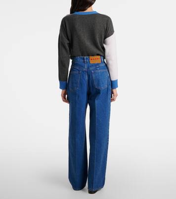 High-Rise Wide-Leg Jeans | Marni