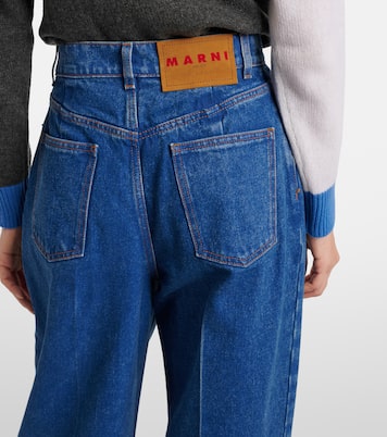 High-Rise Wide-Leg Jeans | Marni