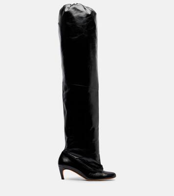 Uma 60 leather over-the-knee boots | Proenza Schouler