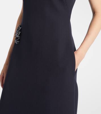 Priscilla embellished crêpe gown | Safiyaa