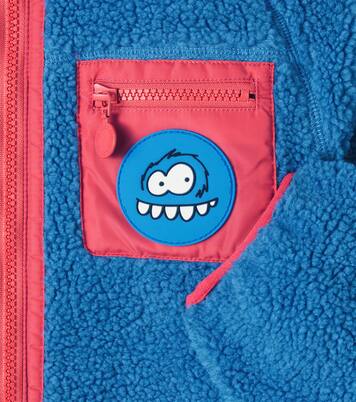 Patch-appliqué fleece jacket | Stella McCartney Kids