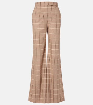 Weite High-Rise-Hose aus Schurwolle | Valentino