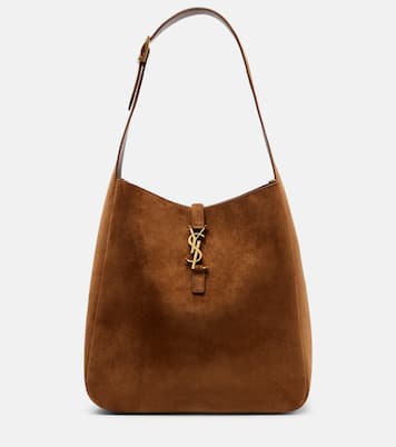 Le 5 à 7 Supple Large suede shoulder bag | Saint Laurent