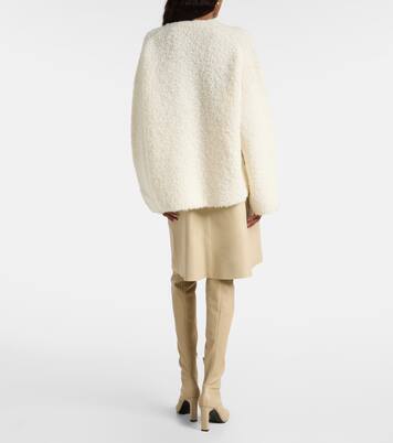 Oversized alpaca and wool-blend bouclé sweater | Toteme
