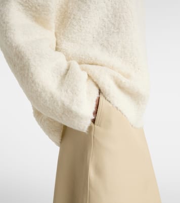 Oversized alpaca and wool-blend bouclé sweater | Toteme