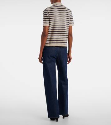 Polo de cachemir a rayas | Velvet