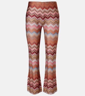 Zigzag high-rise cropped slim pants | Missoni