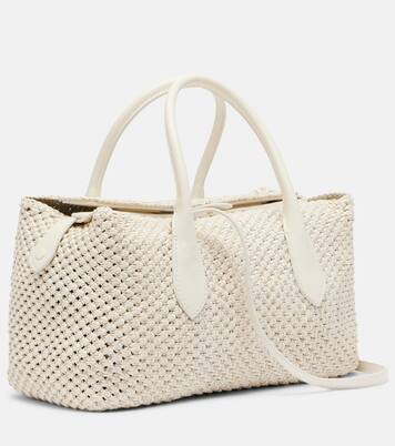 Bellport woven leather tote bag | Polo Ralph Lauren