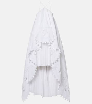 Provençale tiered cotton poplin gown | Jacquemus