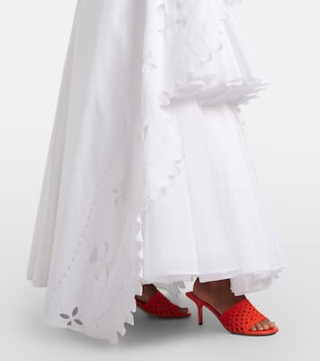 Provençale tiered cotton poplin gown | Jacquemus