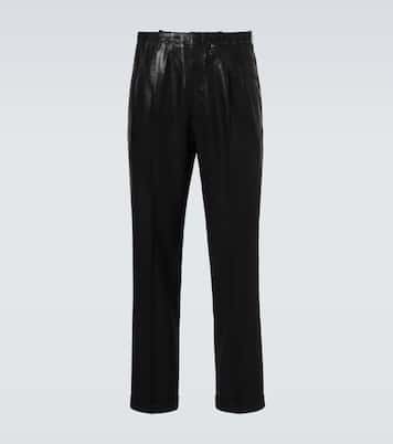Pantalones rectos de lana virgen | Maison Margiela