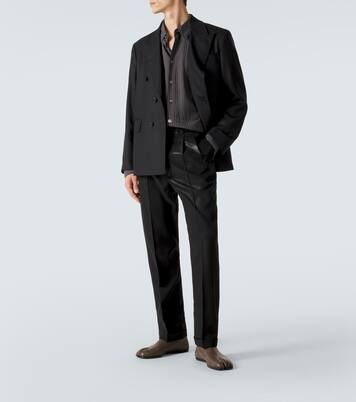Pantalones rectos de lana virgen | Maison Margiela