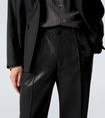 Pantalones rectos de lana virgen | Maison Margiela