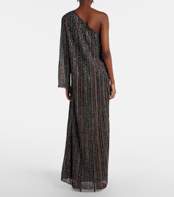Chevron lamé maxi dress | Missoni