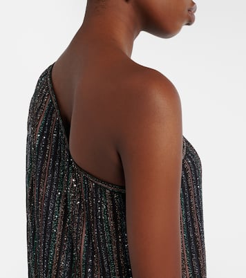 Chevron lamé maxi dress | Missoni