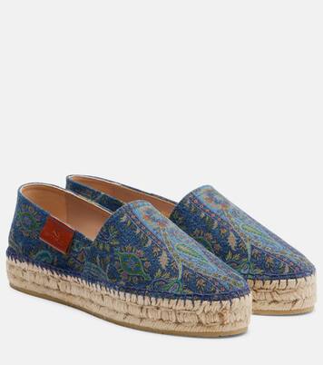 Printed canvas espadrilles | Etro