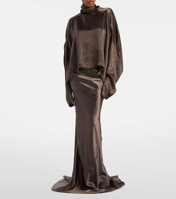 Top Jumbo Tabard aus Satin | Rick Owens