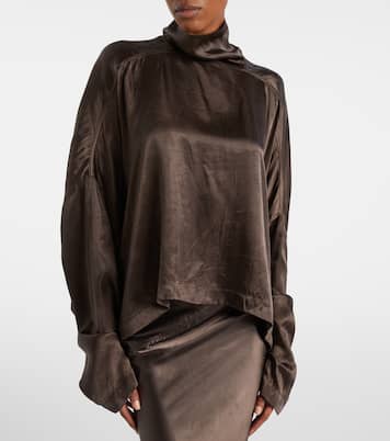 Top Jumbo Tabard aus Satin | Rick Owens