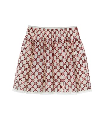 GG embroidered skirt | Gucci Kids