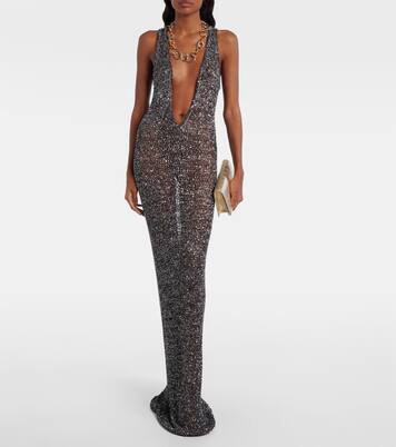 Sequined lamé gown | Missoni
